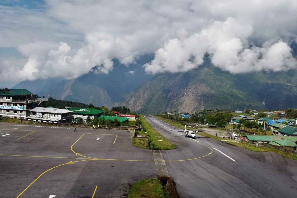 Lukla Airport Lukla Airport 2800m.