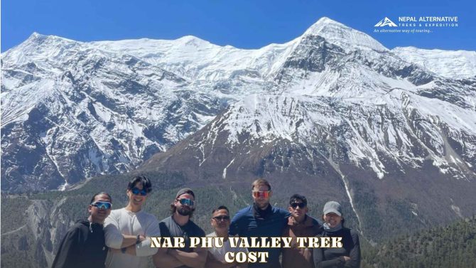 Trekker Group In Nar Phu Valley Trek
