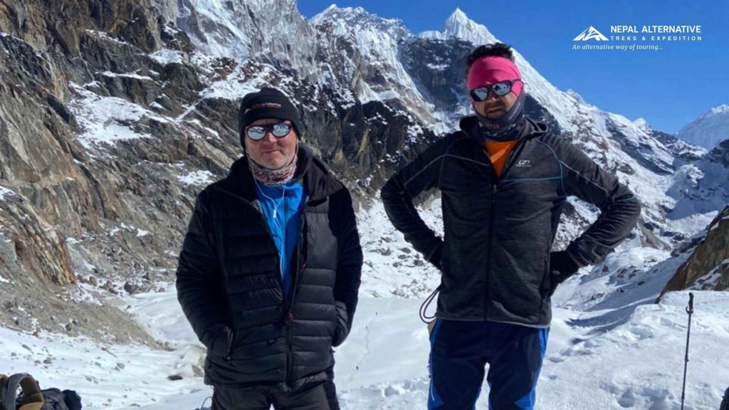 Day time during Everest Three Passes Trek Day time during Everest Three Passes Trek