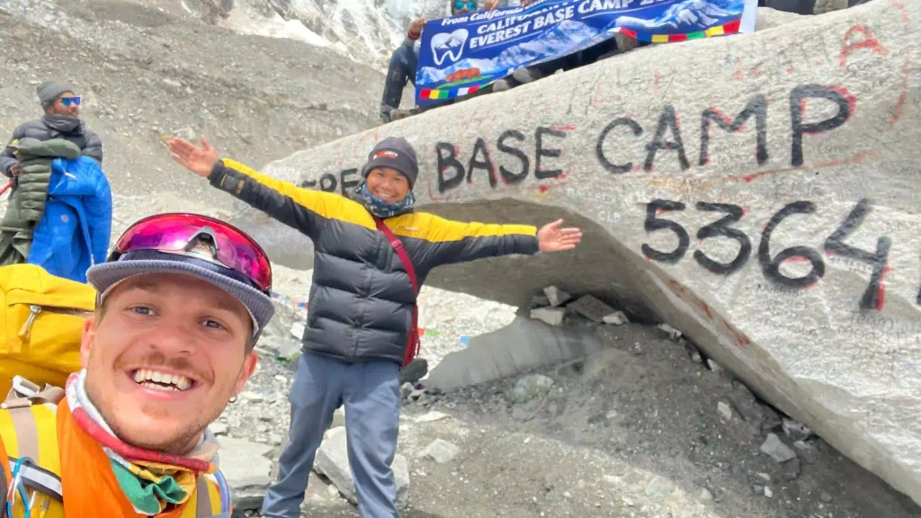 Happy client with Nepal Alternative Team on EBC Happy client with Nepal Alternative Team on EBC