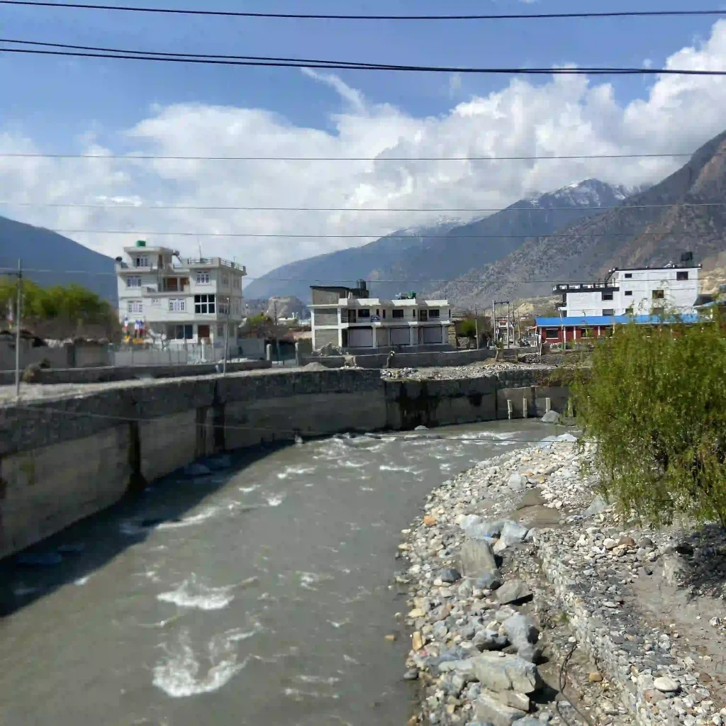 River in Jomsom River in Jomsom