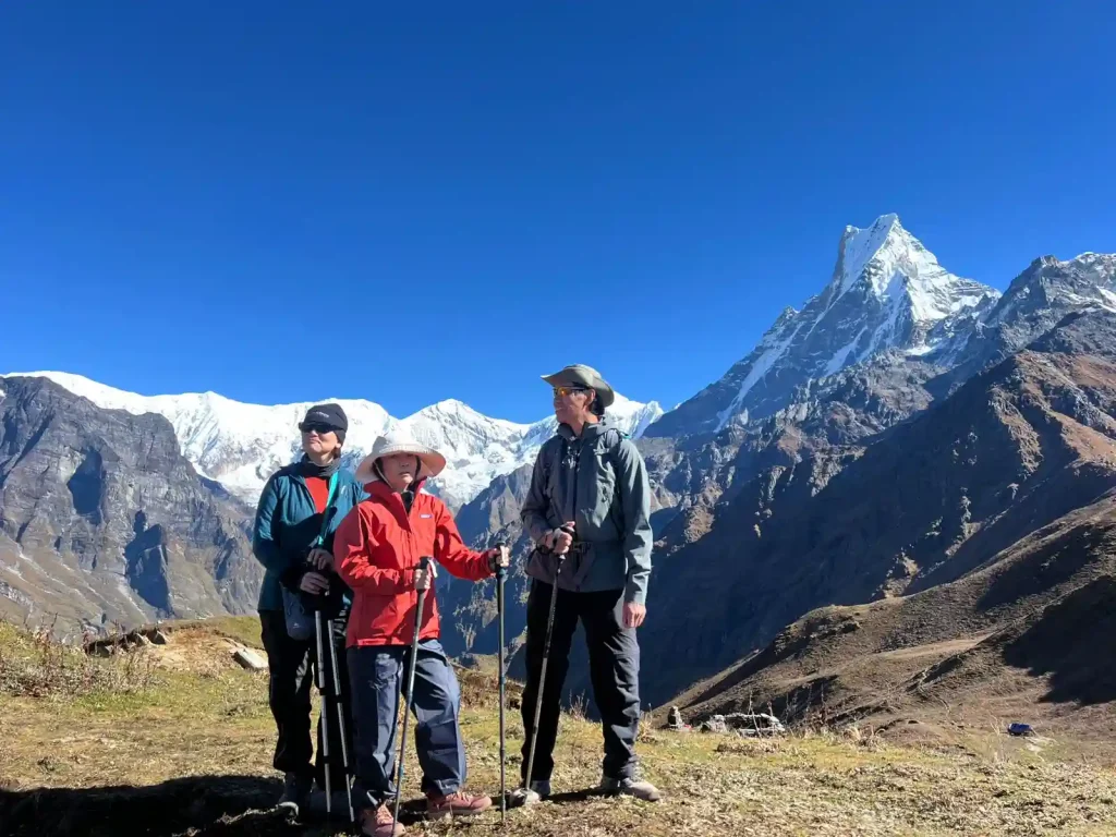 Trekking to Mardi Himal Trek Mardi himal