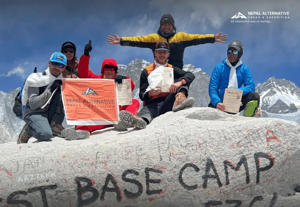 Everest base camp trek with nat Everest base camp trek with nat